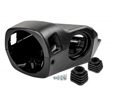 Кожух рулевой колонки старого образца с винтами и пыльниками подрулевых переключателей для ВАЗ 2110, 2111, 2112 со старой панелью Кожух рулевой колонки старого образца с винтами и пыльниками подрулевых переключателей для ВАЗ 2110, 2111, 2112 со старой панелью