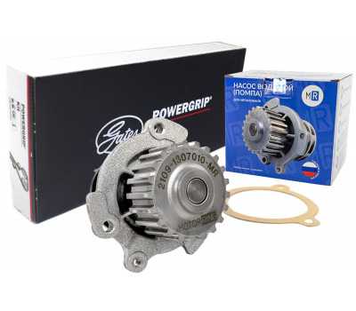 Комплект ремня ГРМ Gates с помпой MR образца 2109 для 8 кл ВАЗ 2108-21099, 2110-2112, 2113-2115, Приора, Калина, Калина 2, Гранта в комплектации Стандарт, Ока