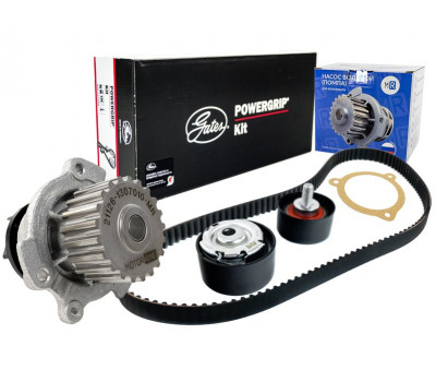 Комплект ремня ГРМ Gates с помпой MR образца 21126 для 16-клапанных Веста, Гранта, Гранта FL, Иксрей, Калина, Калина 2, Ларгус, Ларгус FL, Приора, Датсун