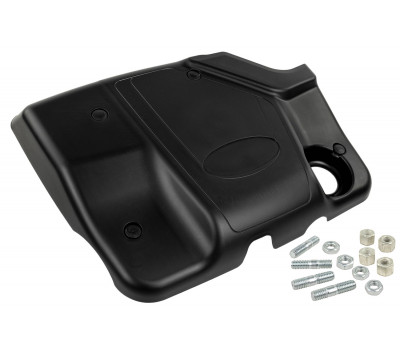 Декоративная крышка двигателя ВАЗ 11183 с местом под шильдик и установочными кронштейнами для 8-клапанных ВАЗ 2108-21099, 2110-2112, 2113-2115, Гранта, Калина, Приора, Датсун