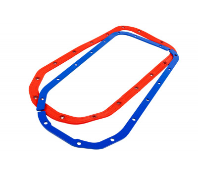 Прижимные пластины масляного картера MR 3мм с красной силиконовой прокладкой для ВАЗ 2108-21099, 2110-2112, 2113-2115, Калина, Калина 2, Приора, Гранта, Гранта FL, Веста, Датсун