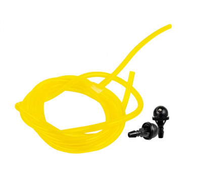 Трубки омывателя лобового стекла желтые с тройником и струйными форсунками для ВАЗ 2108-21099, 2113-2115