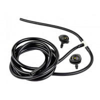 Трубки омывателя лобового стекла черные с тройником и струйными форсунками (2 дюзы) для Калина 1 Трубки омывателя лобового стекла черные с тройником и струйными форсунками (2 дюзы) для Калина 1