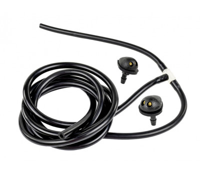 Трубки омывателя лобового стекла черные с тройником и струйными форсунками (2 дюзы) для Калина 1 Трубки омывателя лобового стекла черные с тройником и струйными форсунками (2 дюзы) для Калина 1