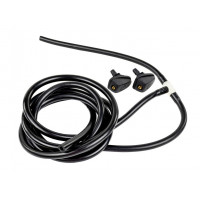 Трубки омывателя лобового стекла черные с тройником и веерными форсунками Мерс GT для Калина 1