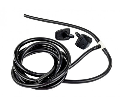 Трубки омывателя лобового стекла черные с тройником и веерными форсунками Тайфун для Калина 1 Трубки омывателя лобового стекла черные с тройником и веерными форсунками Тайфун для Калина 1