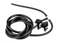 Трубки омывателя лобового стекла черные с тройником и струйными форсунками Мерс нового образца для Калина