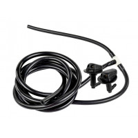 Трубки омывателя лобового стекла черные с тройником и струйными форсунками Мерс нового образца для Калина