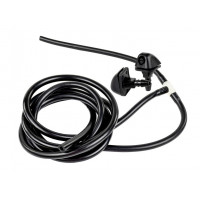 Трубки омывателя лобового стекла черные с тройником и веерными форсунками БУРАН на защелке (пластиковый распылитель) для Калина Трубки омывателя лобового стекла черные с тройником и веерными форсунками БУРАН на защелке (пластиковый распылитель) для Калина