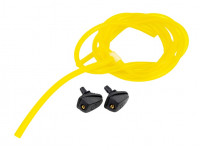 Трубки омывателя лобового стекла желтые с тройником и веерными форсунками Мерс GT для ВАЗ 2108-21099, 2113-2115