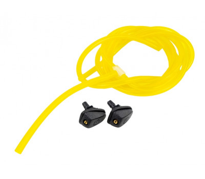 Трубки омывателя лобового стекла желтые с тройником и веерными форсунками Мерс GT для ВАЗ 2108-21099, 2113-2115 Трубки омывателя лобового стекла желтые с тройником и веерными форсунками Мерс GT для ВАЗ 2108-21099, 2113-2115