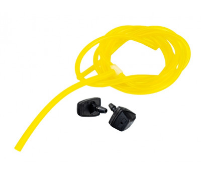 Трубки омывателя лобового стекла желтые с тройником и веерными форсунками Тайфун для ВАЗ 2108-21099, 2113-2115 Трубки омывателя лобового стекла желтые с тройником и веерными форсунками Тайфун для ВАЗ 2108-21099, 2113-2115