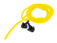 Трубки омывателя лобового стекла желтые с тройником и веерными форсунками БУРАН-3 на защелке (металлический распылитель) для ВАЗ 2108-21099, 2113-2115