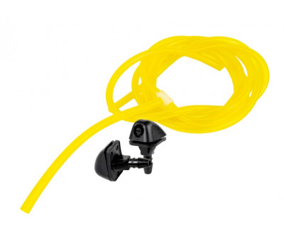 Трубки омывателя лобового стекла желтые с тройником и веерными форсунками БУРАН на защелке (пластиковый распылитель) для ВАЗ 2108-21099, 2113-2115 Трубки омывателя лобового стекла желтые с тройником и веерными форсунками БУРАН на защелке (пластиковый распылитель) для ВАЗ 2108-21099, 2113-2115