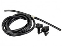 Трубки омывателя лобового стекла черные с тройником и струйными форсунками Мерс нового образца для ВАЗ 2110, 2111, 2112 Трубки омывателя лобового стекла черные с тройником и струйными форсунками Мерс нового образца для ВАЗ 2110, 2111, 2112