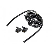 Трубки омывателя лобового стекла черные с тройником и веерными форсунками Мерс GT для Приора Трубки омывателя лобового стекла черные с тройником и веерными форсунками Мерс GT для Приора