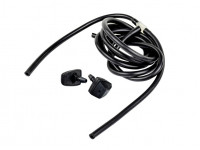 Трубки омывателя лобового стекла черные с тройником и веерными форсунками Тайфун для Приора