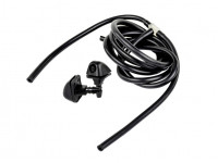 Трубки омывателя лобового стекла черные с тройником и веерными форсунками БУРАН на защелке (пластиковый распылитель) для Приора