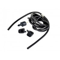 Трубки омывателя лобового стекла черные с тройником, веерными форсунками Тайфун и обратным клапаном Мини для Приора Трубки омывателя лобового стекла черные с тройником, веерными форсунками Тайфун и обратным клапаном Мини для Приора