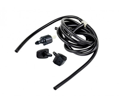 Трубки омывателя лобового стекла черные с тройником, веерными форсунками Тайфун и обратным клапаном Мини для Приора Трубки омывателя лобового стекла черные с тройником, веерными форсунками Тайфун и обратным клапаном Мини для Приора