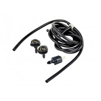 Трубки омывателя лобового стекла черные с тройником, струйными форсунками и обратным клапаном Мини для Приора Трубки омывателя лобового стекла черные с тройником, струйными форсунками и обратным клапаном Мини для Приора