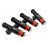 Форсунки MR 734 (4шт) для 8-клапанных ВАЗ 2110-2112, 2113-2115, Гранта, Калина, Калина 2, Приора, Нива 4х4, Нива Легенд, Нива Тревел, Шевроле Нива