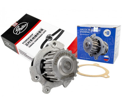 Комплект усиленного ремня ГРМ CHINA ORIGINAL GATES с помпой MR образца 2109 для 8-клапанных ВАЗ 2108-21099, 2110-2112, 2113-2115, Приора, Калина, Калина 2, Гранта в комплектации Стандарт, Ока