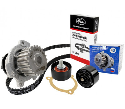 Комплект ремня ГРМ CHINA ORIGINAL GATES с помпой MR образца 21126 для 16-клапанных Приора, Калина, Гранта, Ларгус, Веста, Иксрей, Датсун Комплект ремня ГРМ CHINA ORIGINAL GATES с помпой MR образца 21126 для 16-клапанных Приора, Калина, Гранта, Ларгус, Веста, Иксрей, Датсун