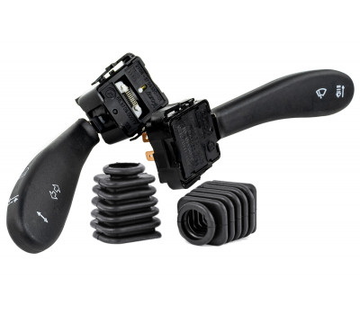 Комплект подрулевых переключателей нового образца с пыльниками (без провода) для ВАЗ 2108-21099, 2110-2112, 2113-2115, Нива Тревел, Шевроле Нива Комплект подрулевых переключателей нового образца с пыльниками (без провода) для ВАЗ 2108-21099, 2110-2112, 2113-2115, Нива Тревел, Шевроле Нива