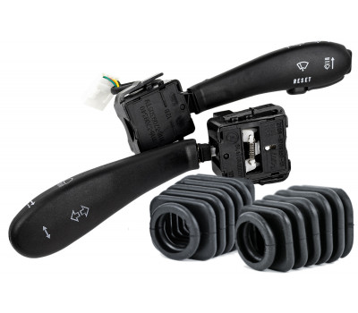 Подрулевые переключатели с проводом и пыльниками для ВАЗ 2110-2112, Гранта, Калина, Приора, Нива Тревел, Шевроле Нива Подрулевые переключатели с проводом и пыльниками для ВАЗ 2110-2112, Гранта, Калина, Приора, Нива Тревел, Шевроле Нива