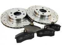 Вентилируемые передние тормозные диски Alnas Sport Euro 2112 R14 с оригинальными тормозными колодками для ВАЗ 2110-2112, Гранта, Гранта FL, Калина, Калина 2, Приора, Датсун Вентилируемые передние тормозные диски Alnas Sport Euro 2112 R14 с оригинальными тормозными колодками для ВАЗ 2110-2112, Гранта, Гранта FL, Калина, Калина 2, Приора, Датсун