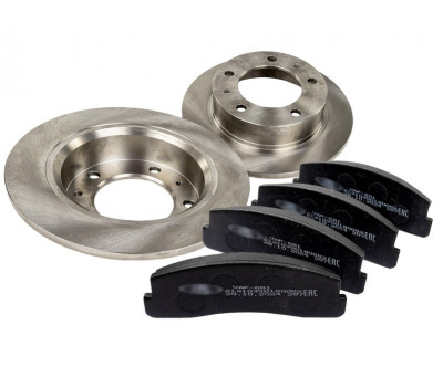 Невентилируемые диски переднего тормоза АТС-STANDART Урбан r15 с оригинальными тормозными колодками для Лада 4х4 с 2016 г., Нива Легенд, под ступичные узлы с внешним креплением тормозного диска для Лада 4х4, Нива Легенд, Нива Тревел, Шевроле Нива Невентилируемые диски переднего тормоза АТС-STANDART Урбан r15 с оригинальными тормозными колодками для Лада 4х4 с 2016 г., Нива Легенд, под ступичные узлы с внешним креплением тормозного диска для Лада 4х4, Нива Легенд, Нива Тревел, Шевроле Нива