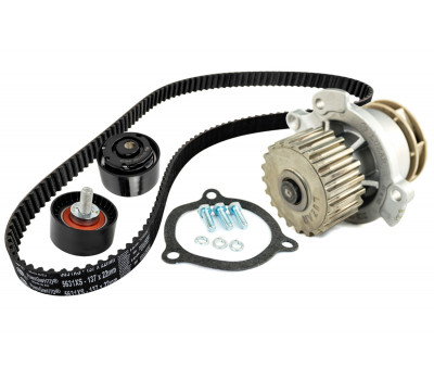 Комплект ремня ГРМ CHINA ORIGINAL GATES с помпой 21126 Luzar Turbo для 16-клапанных Веста, Гранта, Гранта FL, Калина, Калина 2, Ларгус, Ларгус FL, Приора, Иксрей, Датсун