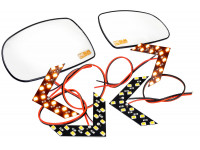 Комплект зеркальных элементов (стекол) SALINA старого образца с 2 встраиваемыми повторителями (нейтральный антиблик, обогрев) для Калина Комплект зеркальных элементов (стекол) SALINA старого образца с 2 встраиваемыми повторителями (нейтральный антиблик, обогрев) для Калина