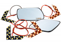 Комплект зеркальных элементов (стекол) SALINA Люкс с 4 встраиваемыми повторителями (нейтральный антиблик, обогрев) для Гранта седан, Калина, Калина 2 Комплект зеркальных элементов (стекол) SALINA Люкс с 4 встраиваемыми повторителями (нейтральный антиблик, обогрев) для Гранта седан, Калина, Калина 2