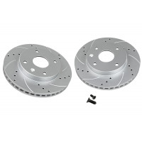 Вентилируемые передние тормозные диски МАВИКО PRO с насечками и перфорацией для Chevrolet Lacetti, Lanos Вентилируемые передние тормозные диски МАВИКО PRO с насечками и перфорацией для Chevrolet Lacetti, Lanos