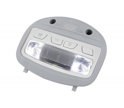 Передний светлый диодный плафон подсветки салона в стиле Весты с малым разъемом и серой рамкой для Гранта, Гранта FL, Калина, Калина 2, Датсун Передний светлый диодный плафон подсветки салона в стиле Весты с малым разъемом и серой рамкой для Гранта, Гранта FL, Калина, Калина 2, Датсун