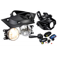 Комплект подключения ПТФ ML с подрулевым переключателем, рамками и кронштейнами для Веста Комплект подключения ПТФ ML с подрулевым переключателем, рамками и кронштейнами для Веста