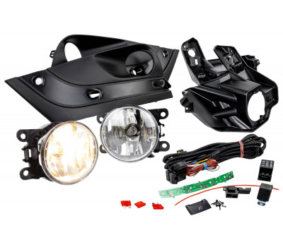 Комплект подключения ПТФ ML с платой, рамками и кронштейнами для Веста 2015-2021