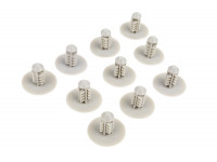 Комплект из десяти серых пистонов (ёжик) обивки капота для Веста, Гранта, Гранта FL, Иксрей, Калина 2, Ларгус, Ларгус FL