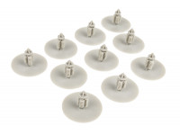 Клипсы обивки крыши (потолка) серые 10шт для Ларгус, Ларгус FL, Иксрей, Рено Duster, Sandero, Logan Клипсы обивки крыши (потолка) серые 10шт для Ларгус, Ларгус FL, Иксрей, Рено Duster, Sandero, Logan