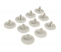 Клипсы обивки крыши (потолка) серые 10шт для Ларгус, Ларгус FL, Иксрей, Дастер, Сандеро, Логан