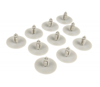 Клипсы обивки крыши (потолка) серые 10шт для Ларгус, Ларгус FL, Иксрей, Дастер, Сандеро, Логан