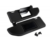 Черные солнцезащитные козырьки от Весты Спорт с зеркалом в комплекте с держателями для Веста, Веста NG