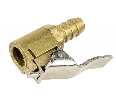 Насадка насоса (автокомпрессора) с клапаном (желтая)