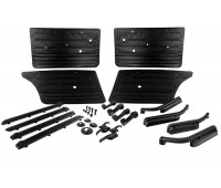 Комплект обивок дверей образца 2105 с металлическими ручками стеклоподъемников и ручками дверей образца 2107 для ВАЗ 2101-2107