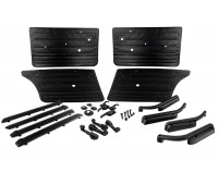 Комплект обивок дверей образца 2105 с пластиковыми ручками стеклоподъемников и ручками дверей образца 2107 для ВАЗ 2101-2107