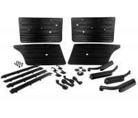 Комплект обивок дверей образца 2105 с пластиковыми ручками стеклоподъемников и ручками дверей образца 21011 для ВАЗ 2101-2107