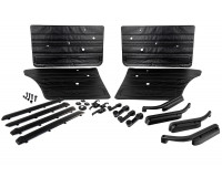 Комплект обивок дверей образца 2106 с металлическими ручками стеклоподъемников и ручками дверей образца 2107 для ВАЗ 2101-2107