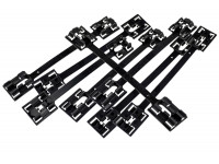 Планки крепление порогов 8шт для Нива Тревел, Шевроле Нива с 2009 года